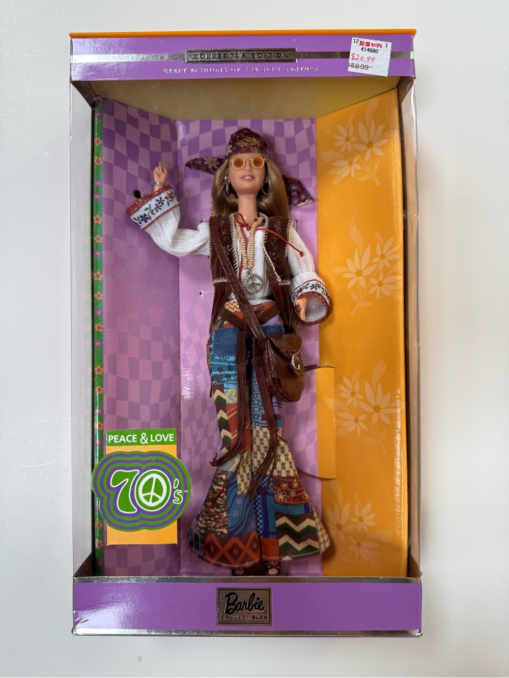 2000 NRFB Peace & Love 70s Barbie Great Fashions- Great Fashions Collection